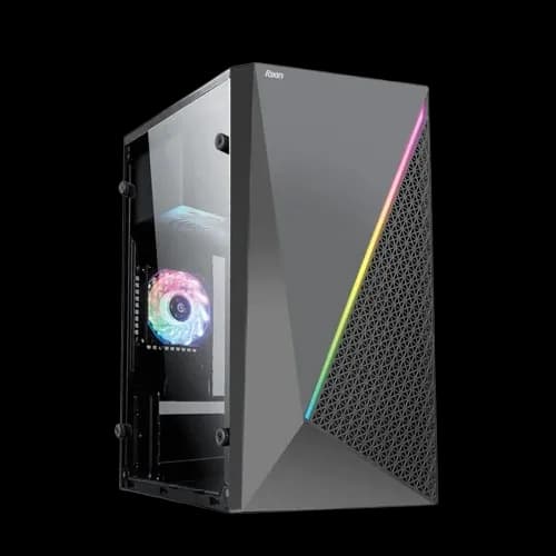 Foxin Gaming Cabinet without SMPS RGB Aura