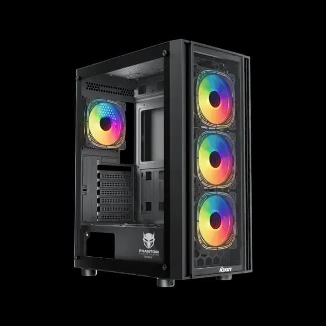Foxin Gaming Cabinet Mid Tower ARGB Titan