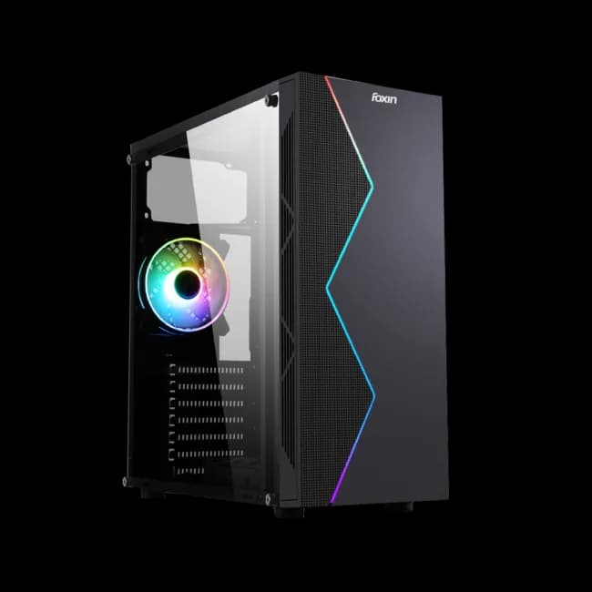 Foxin Gaming Cabinet Mid Tower ARGB Prisma