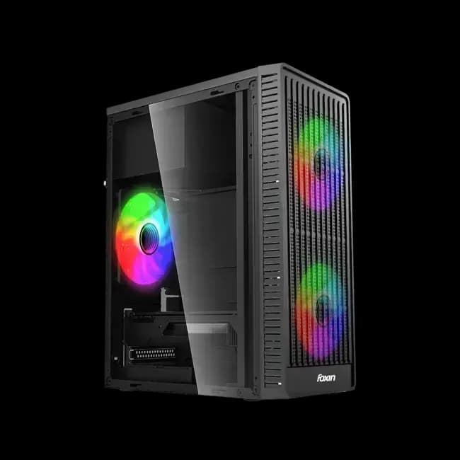 Foxin Gaming Cabinet Mid Tower RGB Nova