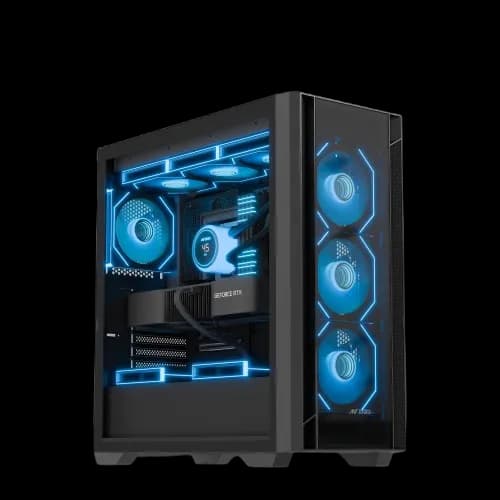 Ant Esports Mid Tower Cabinet (E-ATX/ATX/M-ATX/M-ITX) AQUA 360 4F