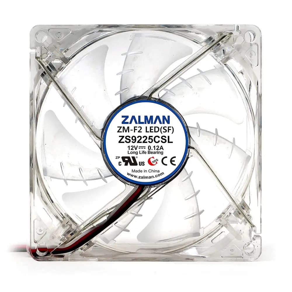 Zalman Cabinet Fan LED 92mm White