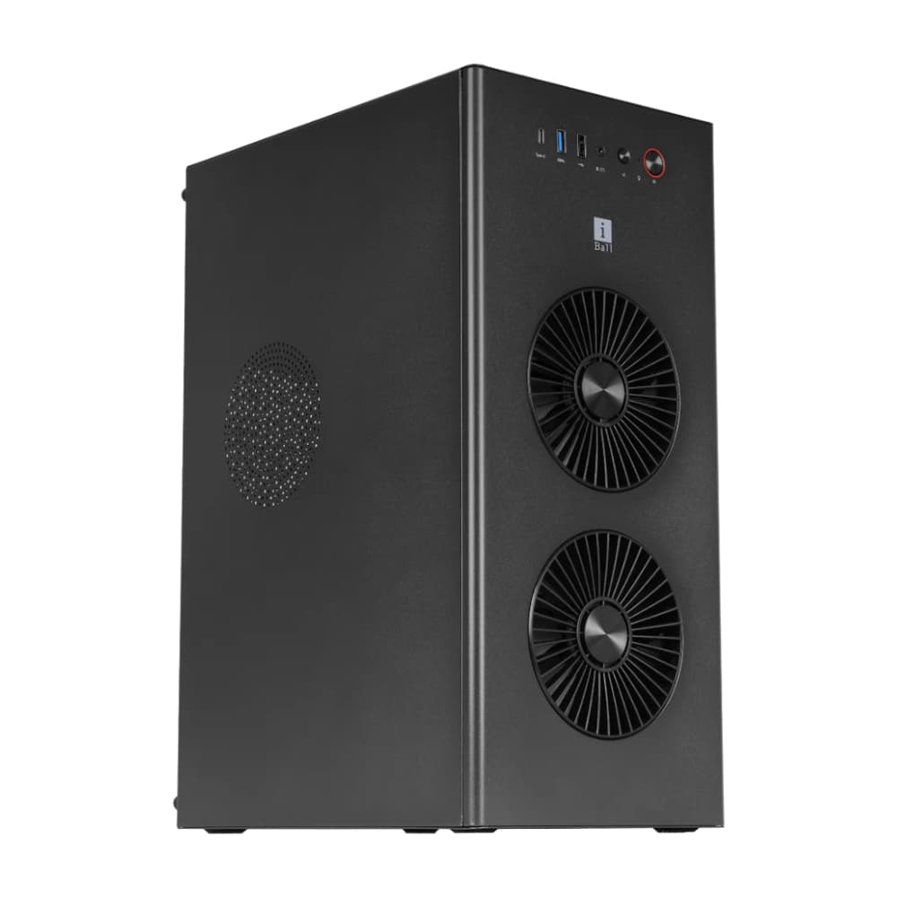 Iball Cabinet With Smps AT30C Black