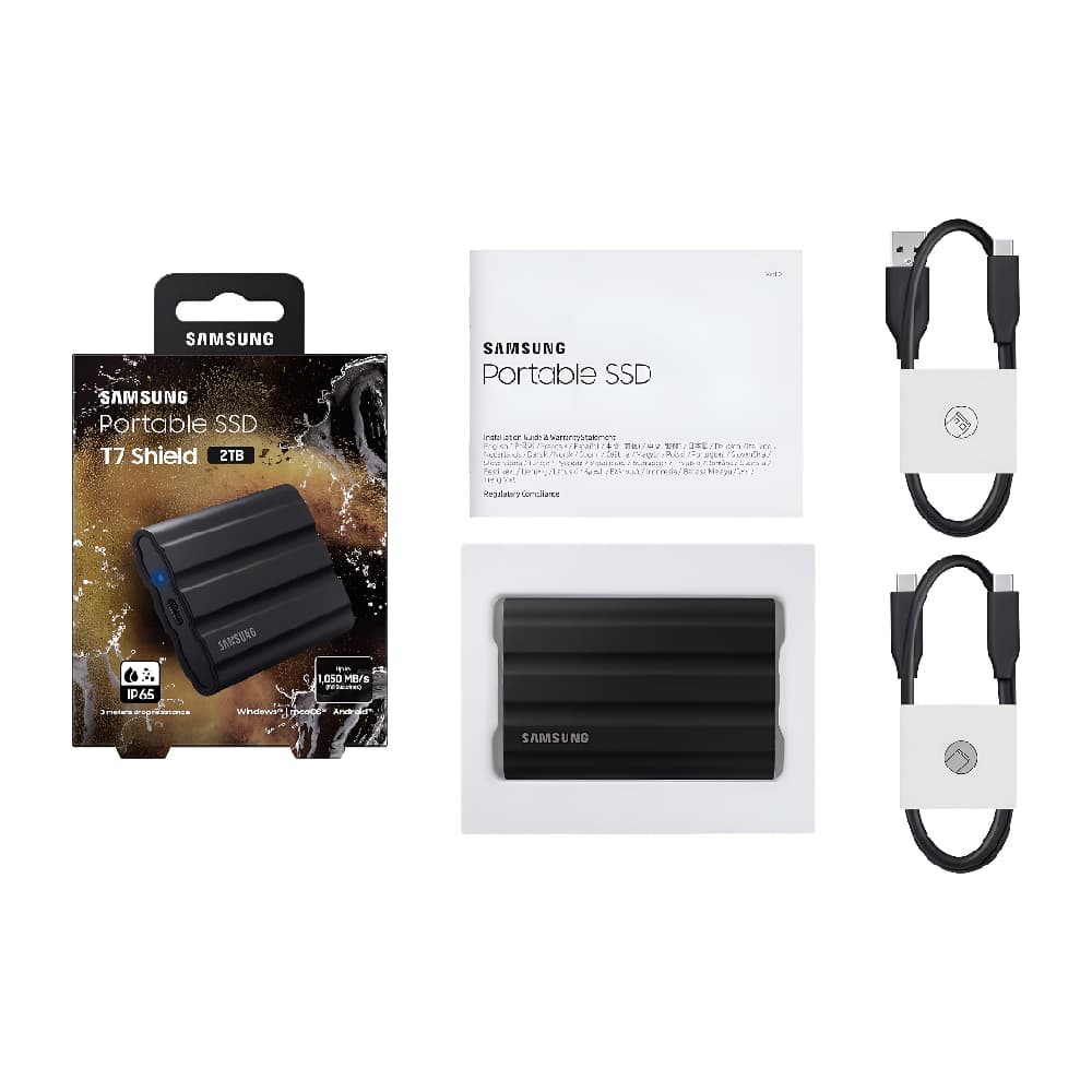 Samsung External SSD 2TB T7 Shield (With USB Type-C)