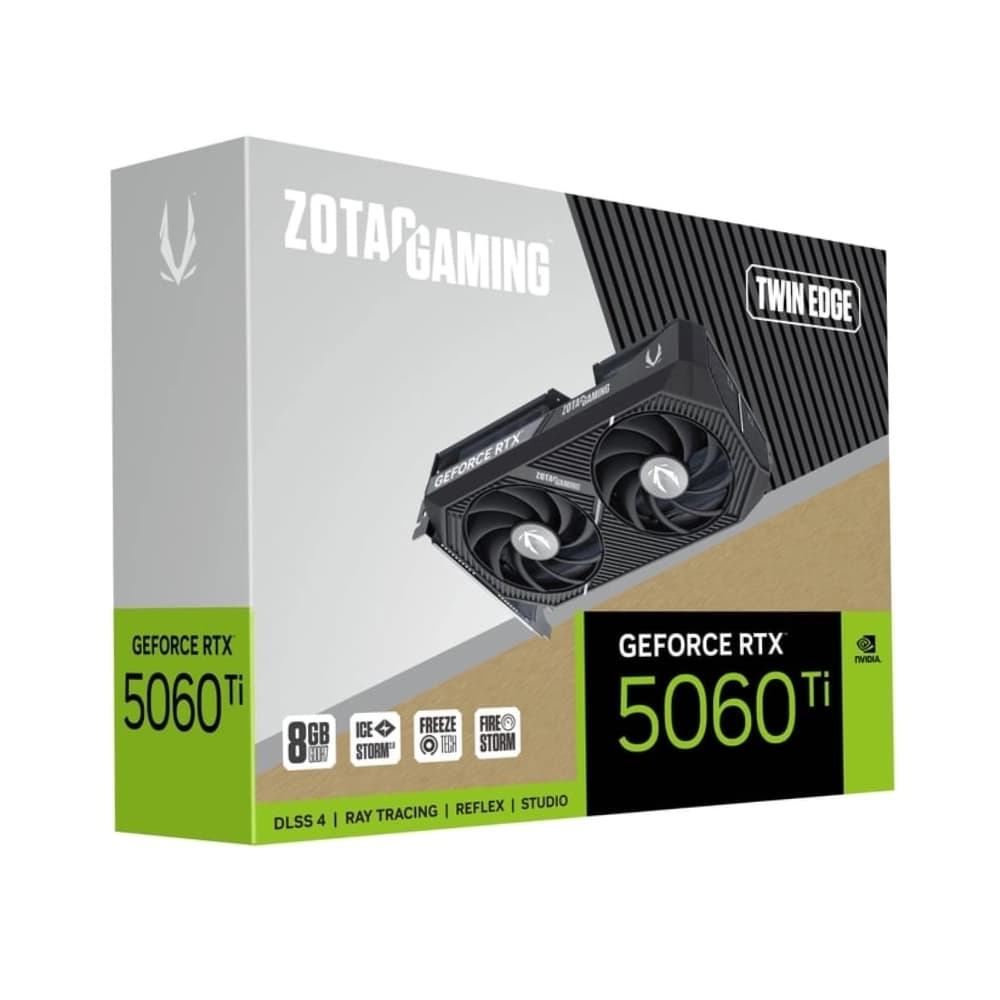 ZOTAC Nvidia Graphic Card RTX 5060 Ti 8GB DDR7 Gaming Twin Edge Dual Fan
