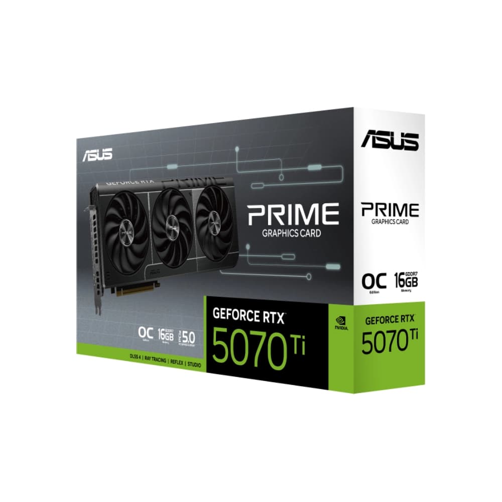 Asus Nvidia Graphic Card Prime RTX 5070 Ti 16GB DDR7 OC Triple Fan