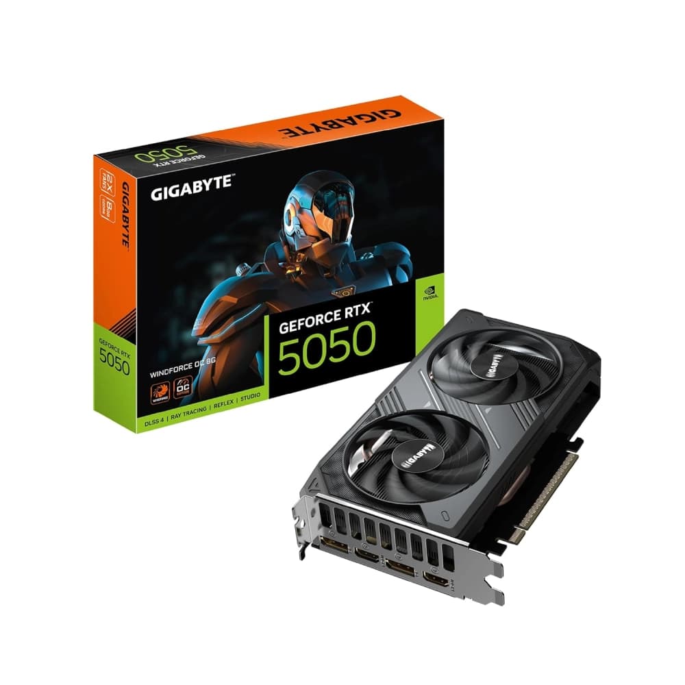 Gigabyte Nvidia Graphic Card RTX 5050 8GB DDR6 Windforce OC Dual Fan