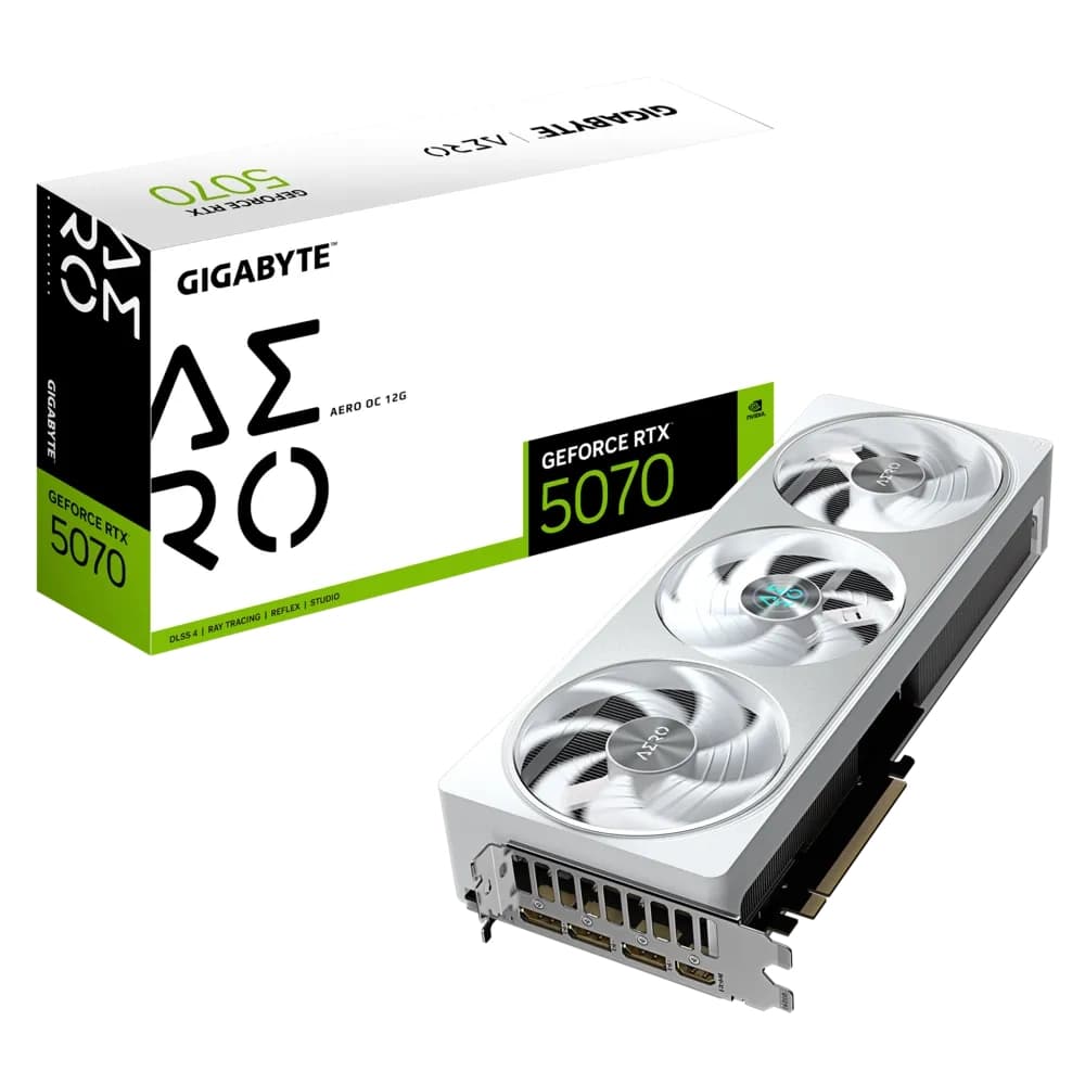 Gigabyte Nvidia Graphic Card RTX 5070 12GB DDR7 Aero OC Triple Fan