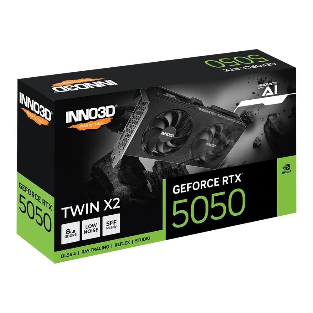 INNO3D Nvidia Graphic Card RTX 5050 8GB DDR6 Twin X2 Dual Fan