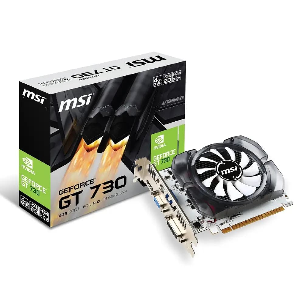 MSI Nvidia Graphic Card GT 730 4GB DDR3 N730-4GD3V2