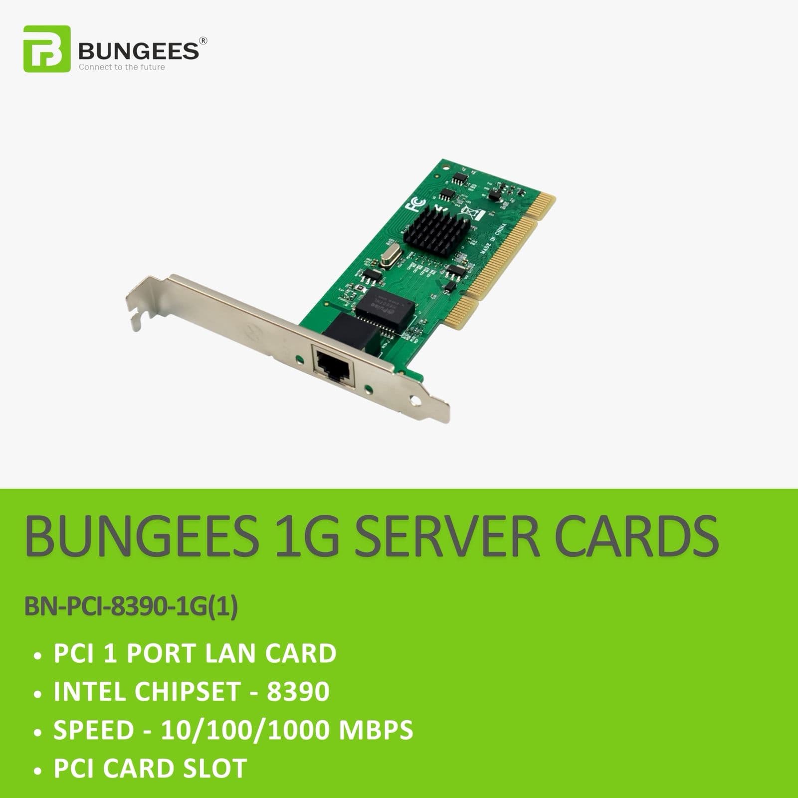 BUNGEES PCI EXPRESS 1G 1 PORT LAN CARD