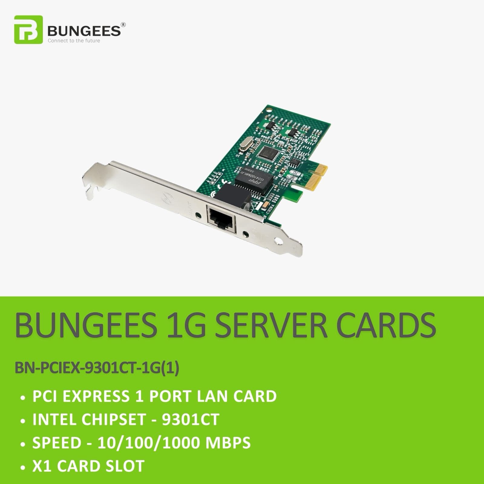BUNGEES PCI EXPRESS X1 1G 1 PORT LAN CARD