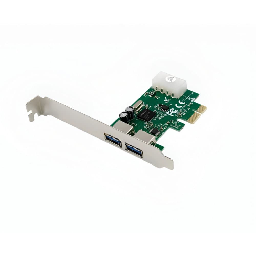 Bungees PCIe X1 To 2 Port USB 3.0 Add On Card