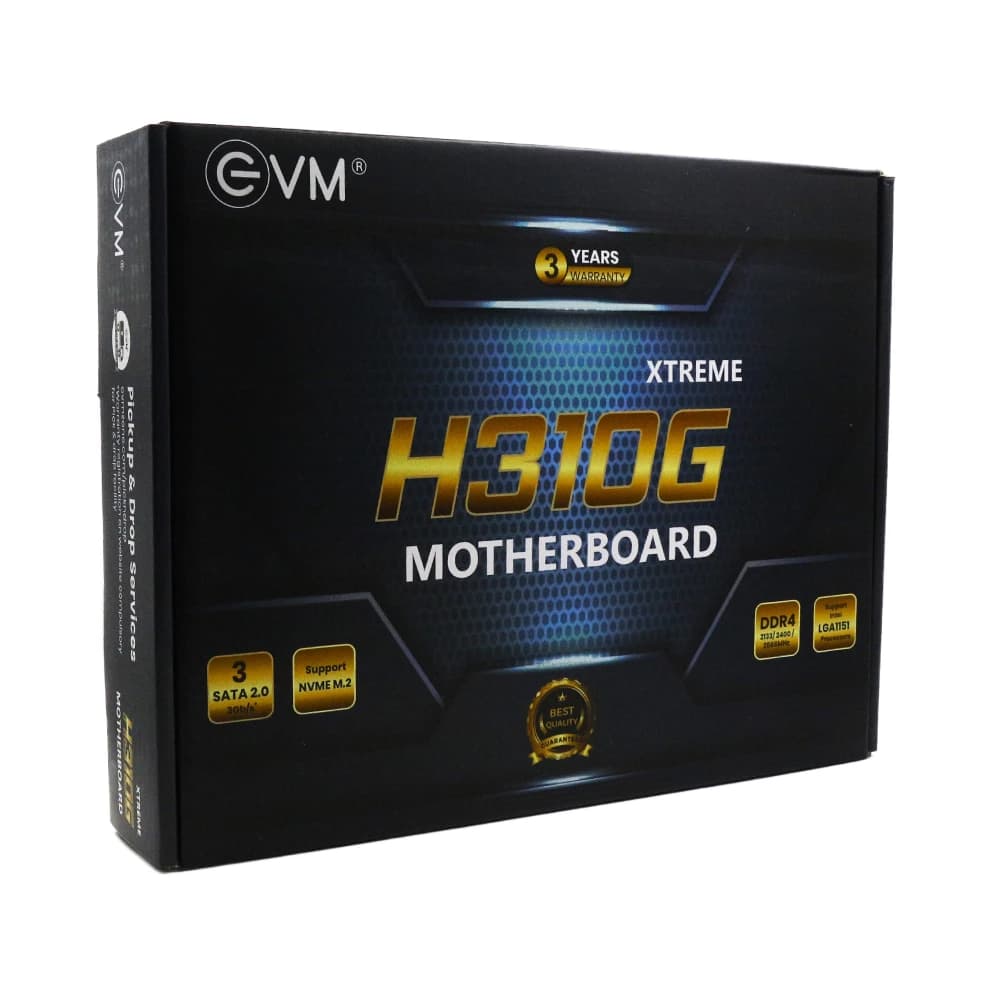 EVM H310G DDR4 Motherboard For Intel 8th | 9th Gen With NVMe Slot