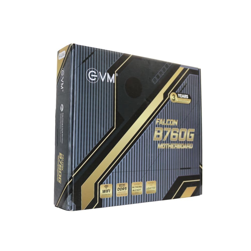 EVM Motherboard Falcon B760G DDR5 For INTEL 14th | 13th | 12th Gen WiFi
