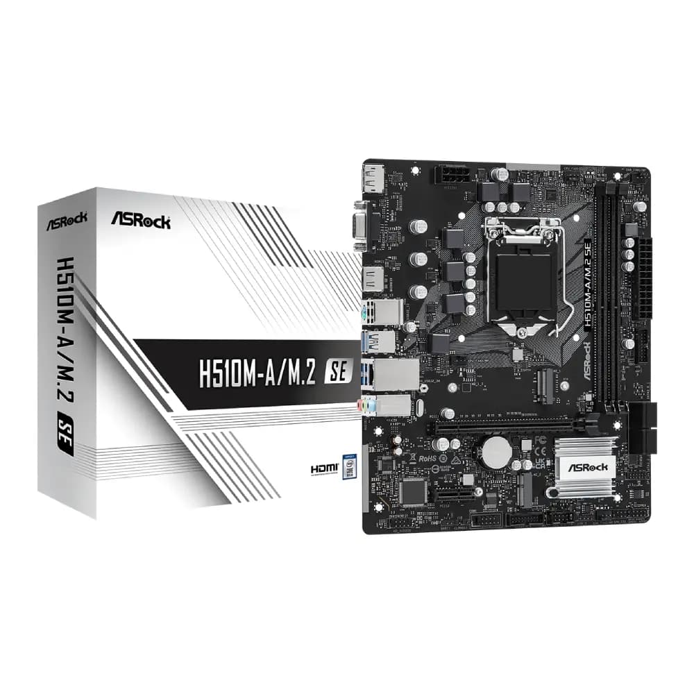ASRock Motherboard H510M-A/M.2 SE For Intel 10th Gen