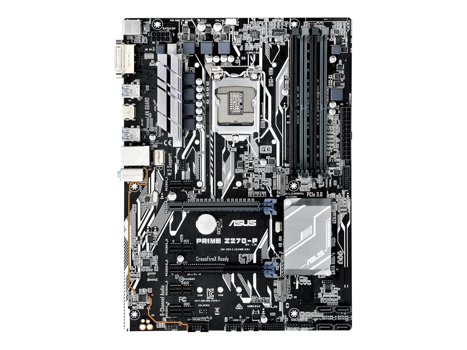ASUS MOTHERBOARD PRIME Z270-P DDR4 For Intel 6th |7th Gen (Import)