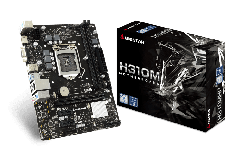 Biostar H310MHP DDR4 Motherboard For Intel  8th | 9th Gen (Import)