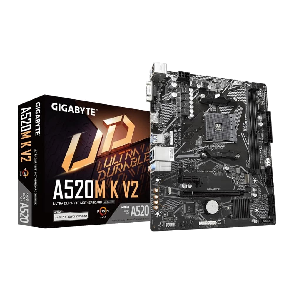 Gigabyte Motherboard For AMD A520M K V2 DDR4