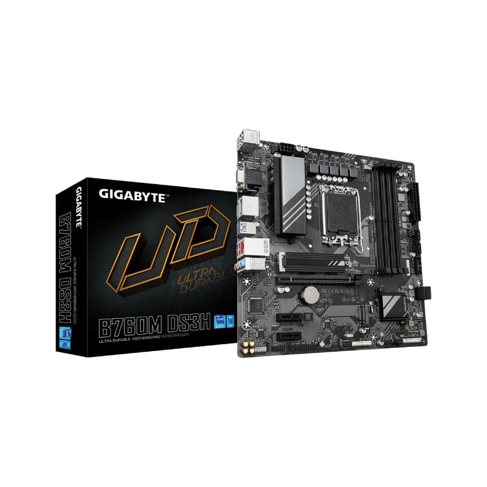 Gigabyte Motherboard  B760M DS3H DDR5 For INTEL 14th | 13th | 12th Gen