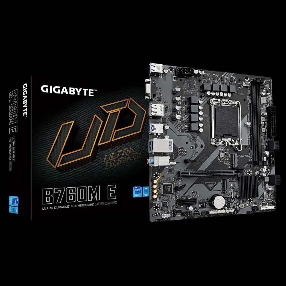 Gigabyte Motherboard B760M E DDR5 For INTEL 12th | 13th | 14th Gen