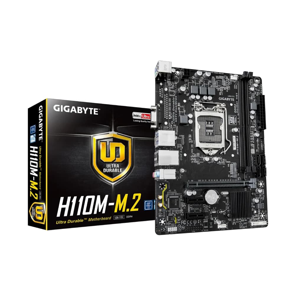 Gigabyte H110M-M.2 DDR4 Motherboard For Intel 6th | 7th Gen