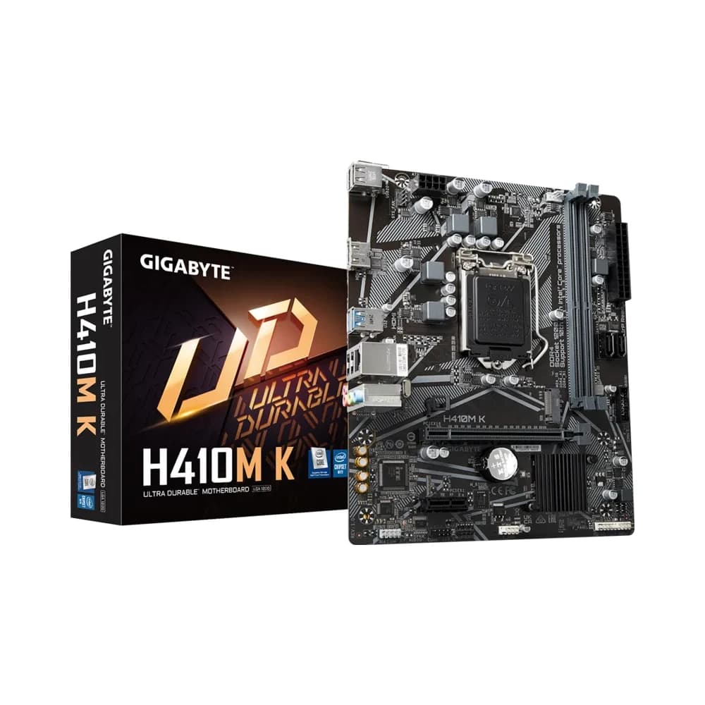 Gigabyte Motherboard H410M K DDR4 For Intel 10th Gen