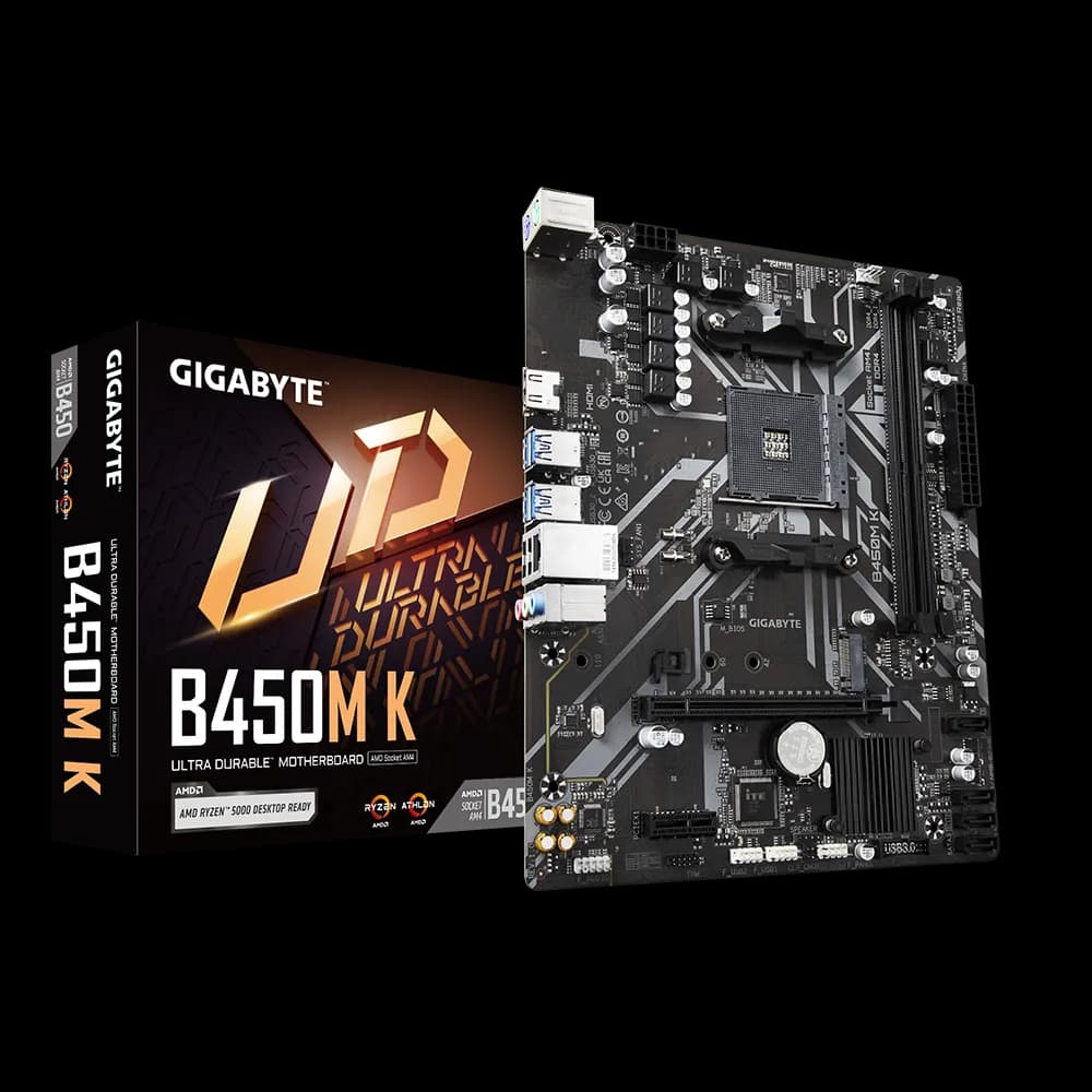 Gigabyte Motherboard for AMD B450M K DDR4 1st | 2nd | 3rd | 4th Gen