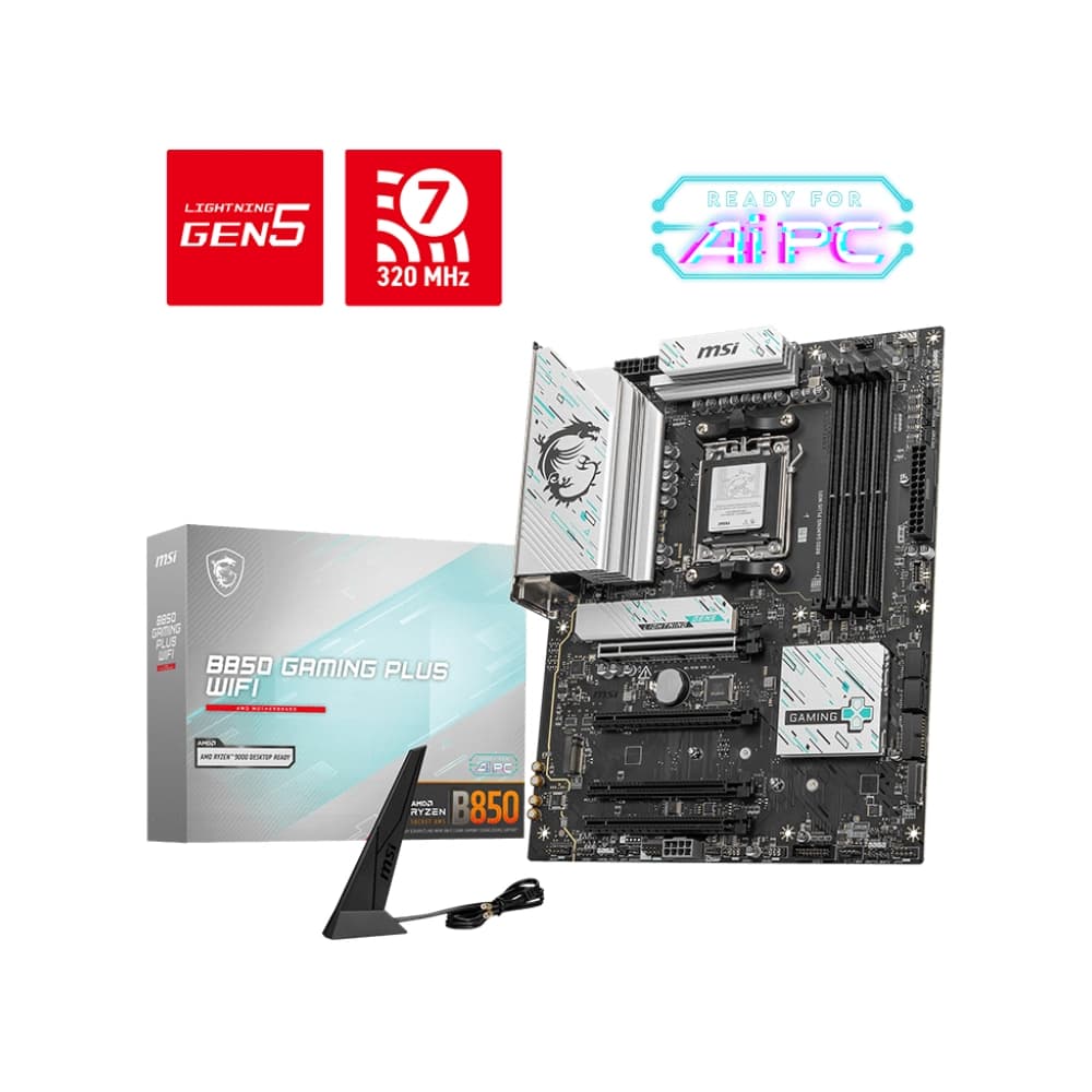 MSI Motherboard B850 Gaming Plus WIFI DDR5 For AMD