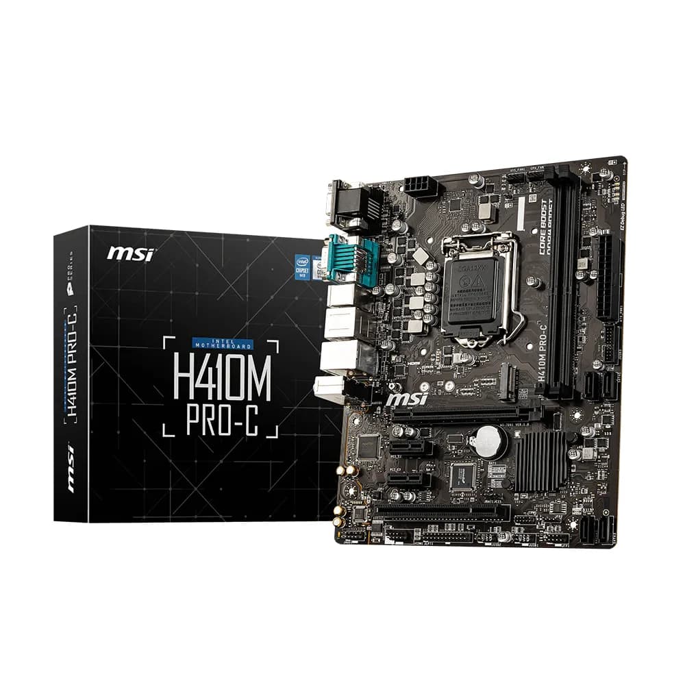 MSI Motherboard H410M PRO-C DDR4 For Intel 10th Gen
