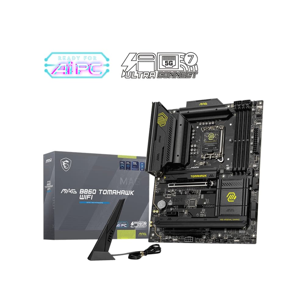MSI Motherboard MAG B860 Tomahawak WIFI   For Ultra Processors