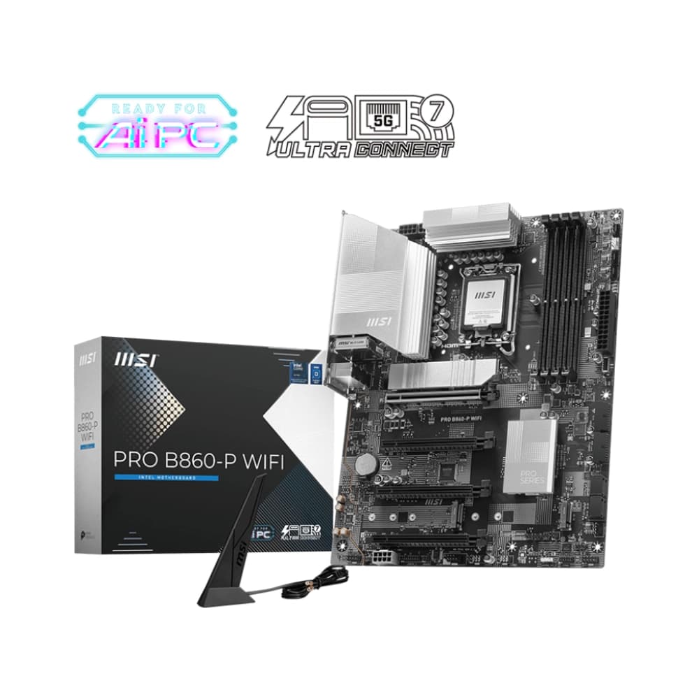 MSI Motherboard PRO B860-P WIFI DDR5 For Ultra Processors