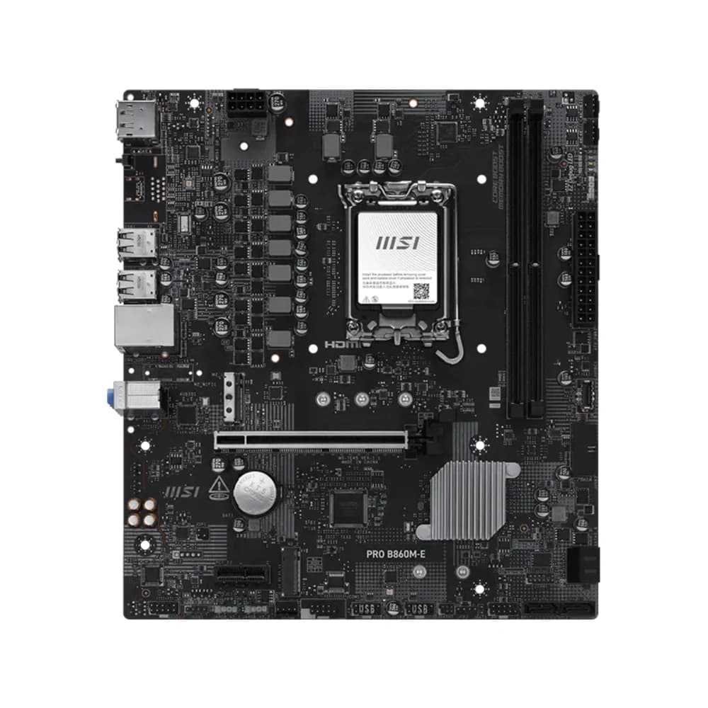 MSI Motherboard PRO B860M-E DDR5 For Intel Ultra Processors