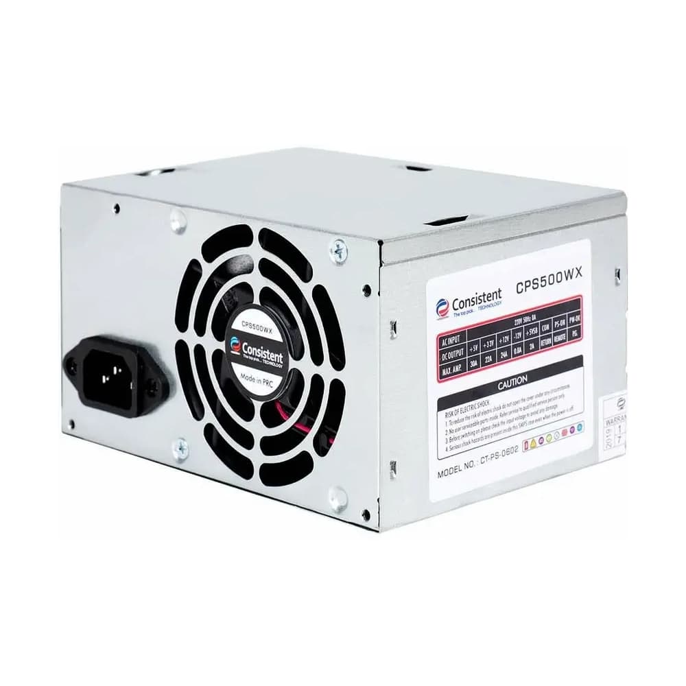 Consistent Desktop Power Supply SMPS 500w