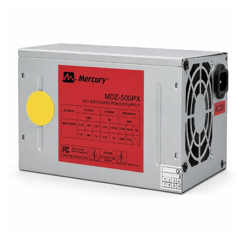 Mercury Desktop Power Supply 500w (MDZ-500PX)