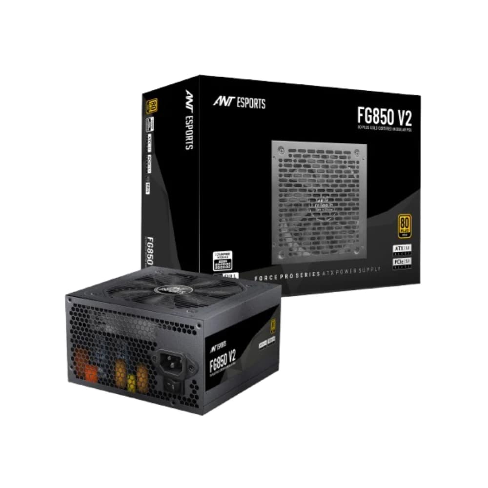 Ant Esports 850w 80 Plus Gold Gaming Desktop Power Supply FG850 V2