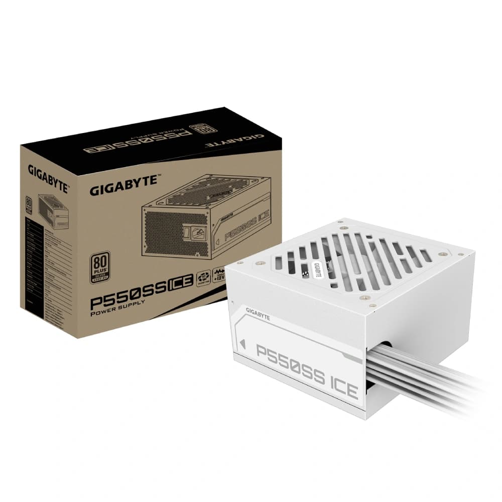 Gigabyte Desktop Power Supply 550w 80 Plus Silver P550SS ICE