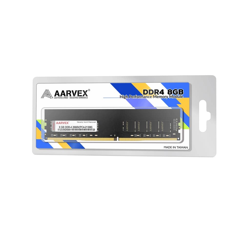 Aarvex Desktop Ram 8GB DDR4 2666Mhz