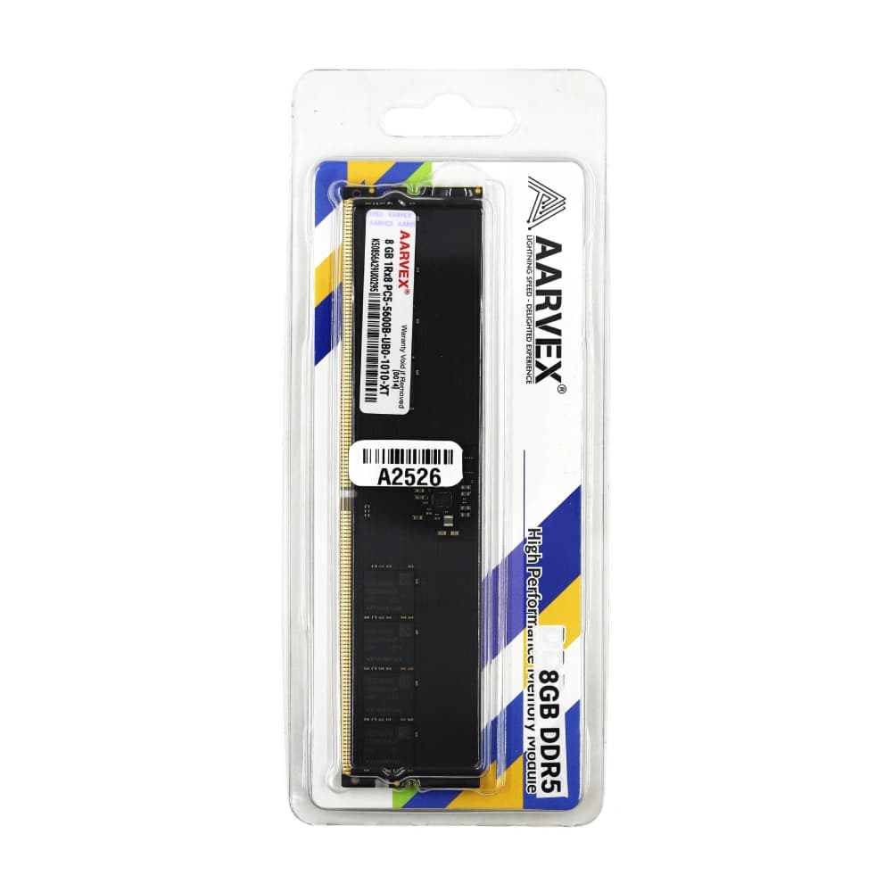 Aarvex Desktop Ram 8GB DDR5 5600Mhz All Motherboard Supports
