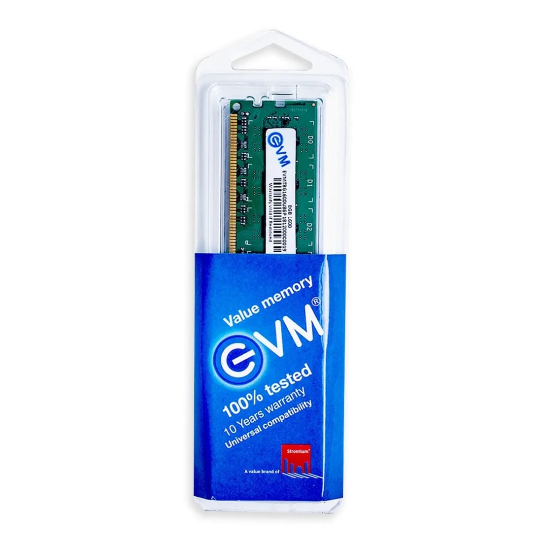 EVM Desktop Ram 8GB DDR3 1600Mhz