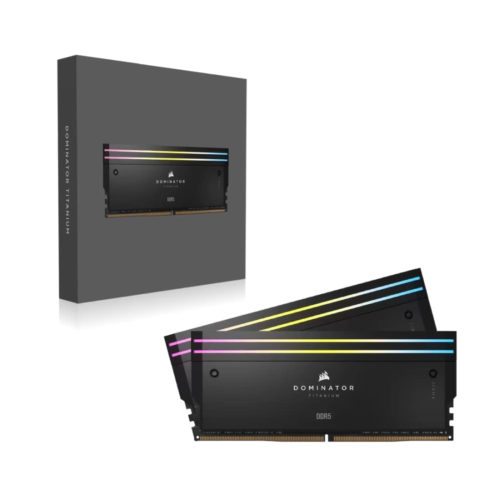 Corsair Desktop Ram 32GB (16GBx2) DDR5 7200MHz Dominator Titanium RGB