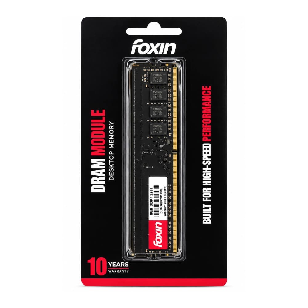 Foxin Desktop Ram 8GB DDR4 2666 MHz