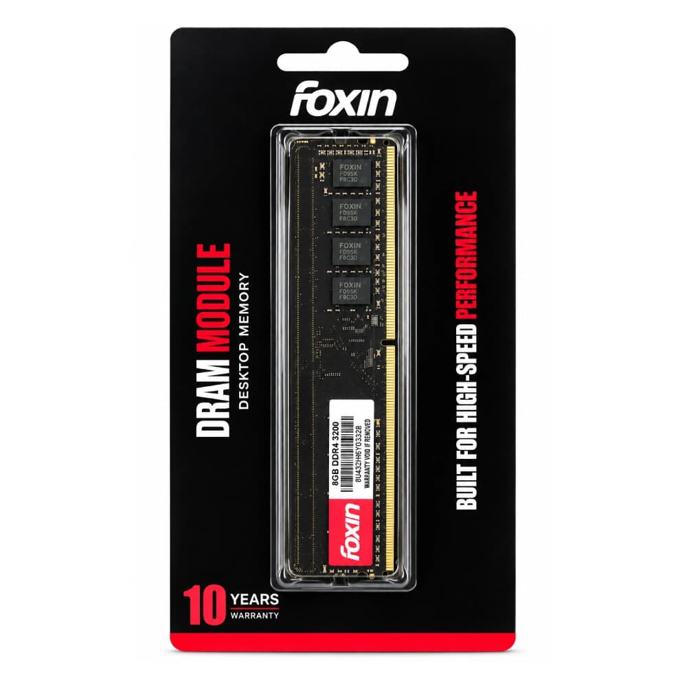 Foxin Desktop Ram 8GB DDR4 3200Mhz