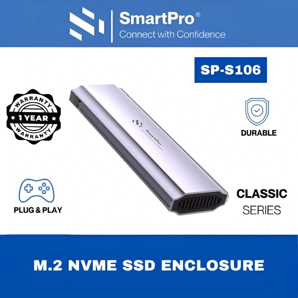 Smart-Pro SSD Casing NVMe Type-C (SP-S106)