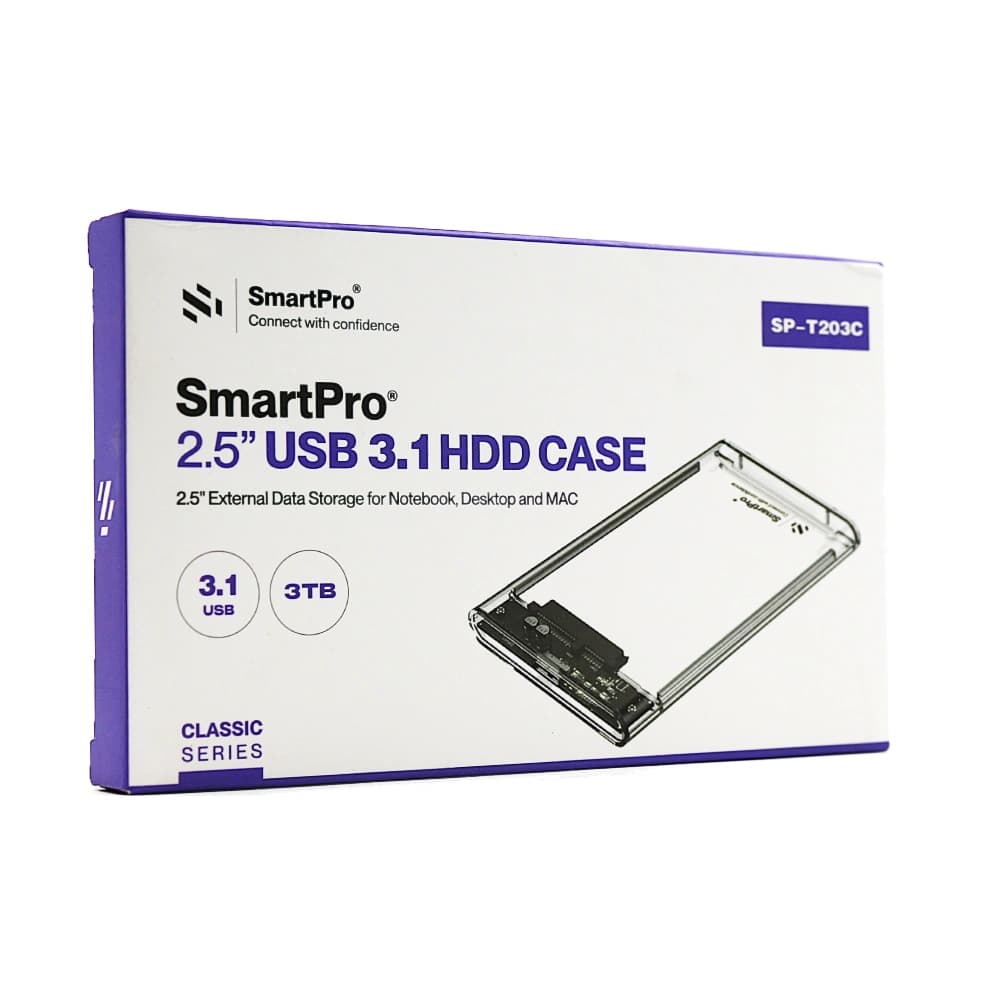 Smart-Pro HDD Casing USB 3.1 SATA 2.5 Inch (SP-T203C)