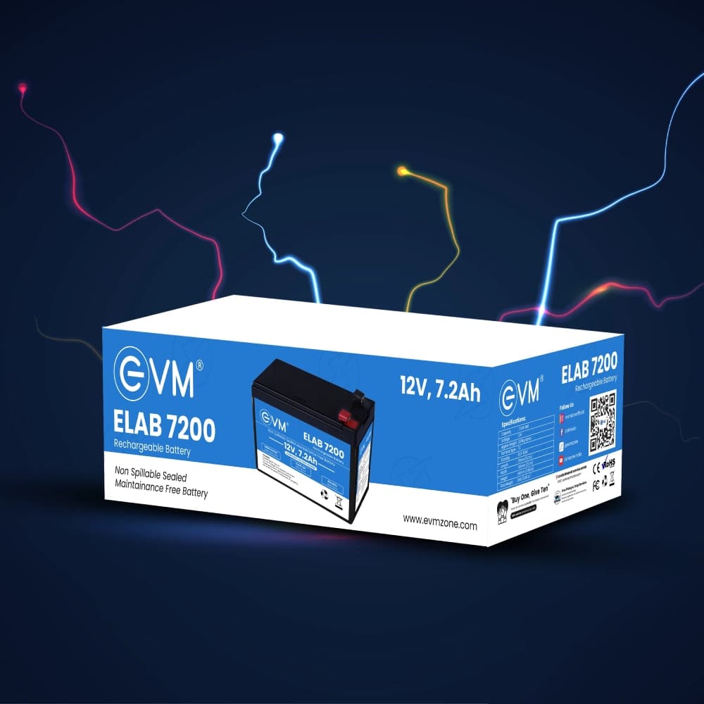 EVM UPS Battery 12v 7.2AH
