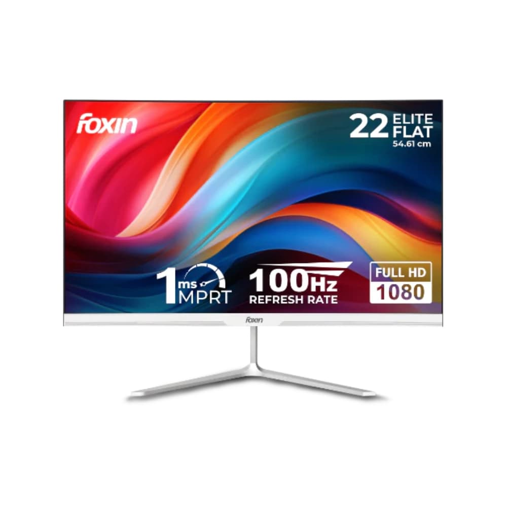 Foxin LED Monitor 22" FHD IPS 100Hz with HDMI | VGA (Elite)