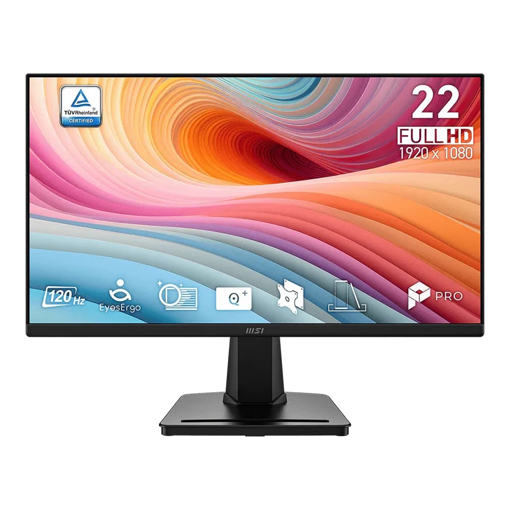 MSI LED Monitor 22" FHD VA 120Hz with HDMI | VGA (PRO MP225 E12VL)