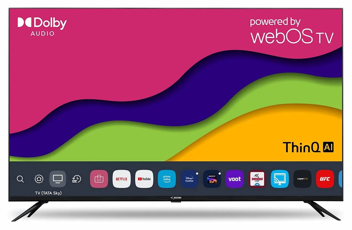 BESTON LED TV 55" SMART UHD WEB OS 4K UHD 1.5GB RAM 8GB ROM (BS55UW1)