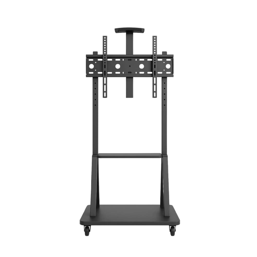 TV Trolly Stand Cart for 32–75 Inch LED/LCD TVs | Height Adjustable | Lockable Wheels | 50kg Load